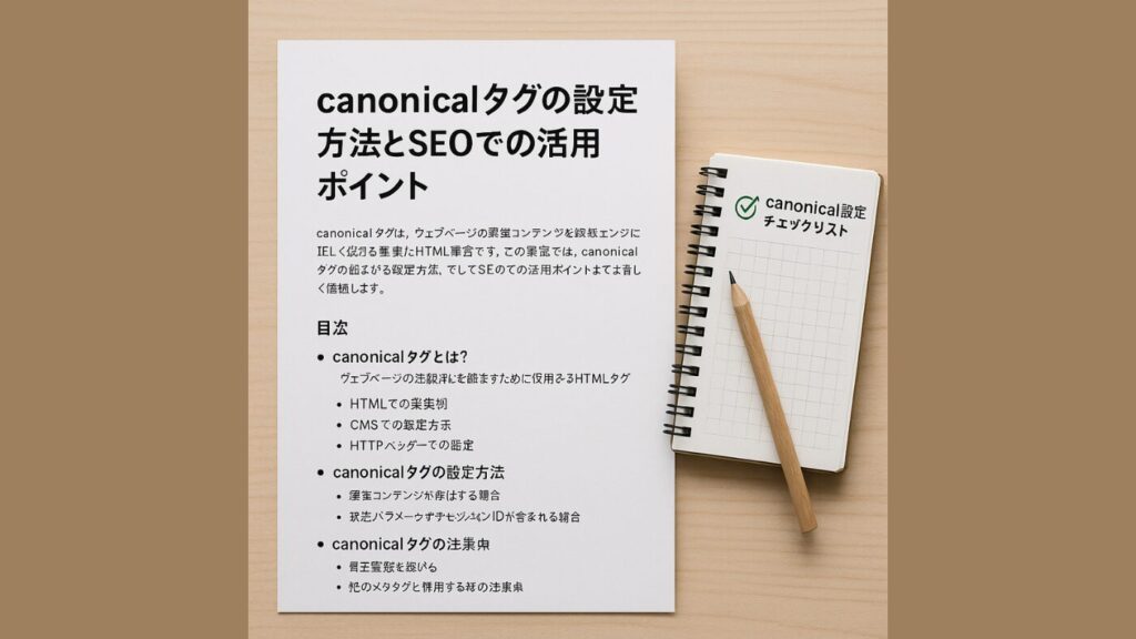 cannonical運用チェックリストの写真