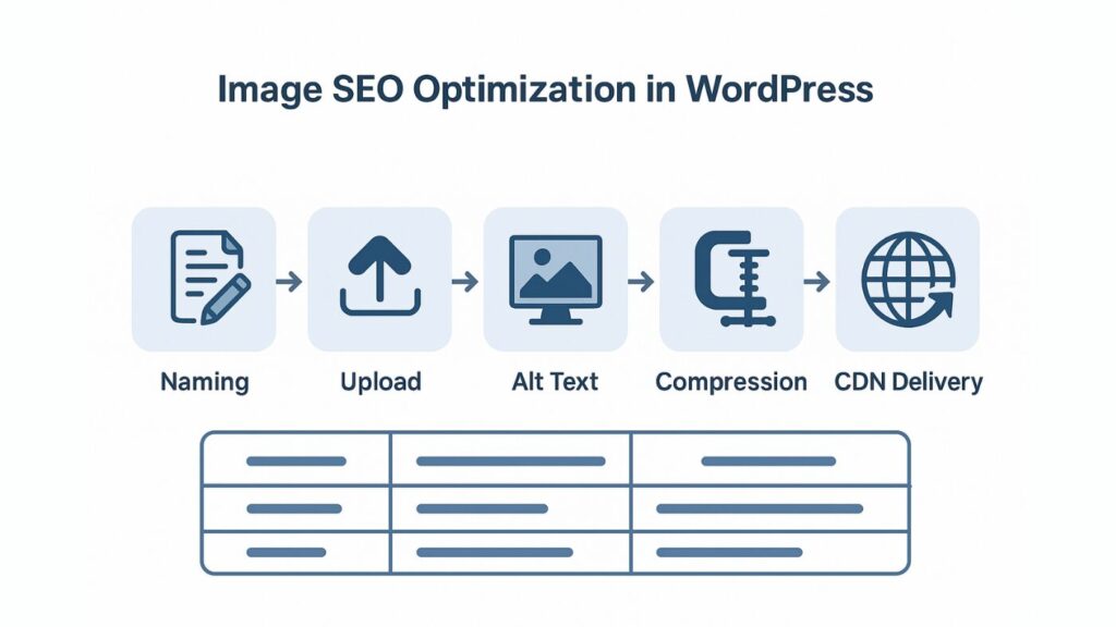 WordPressにおけるファイル名命名のイメージ図