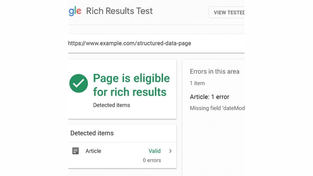 Rich Result Testのイメージ図