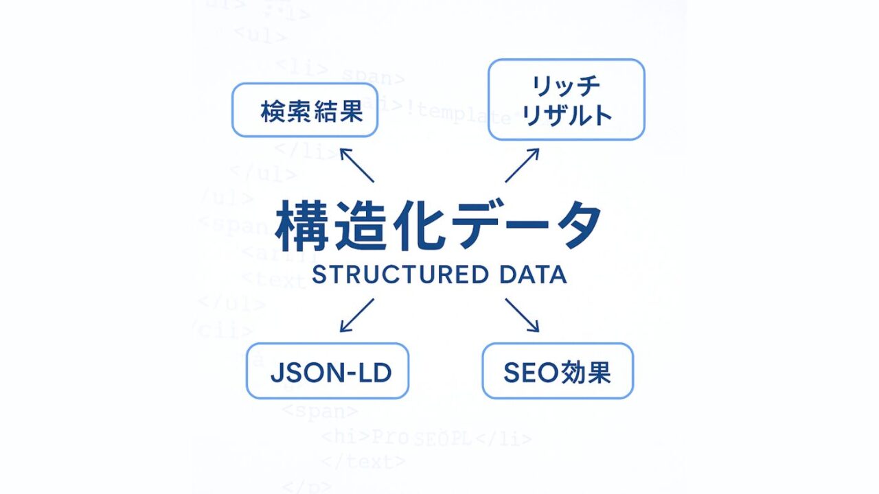 構造化データの概念図