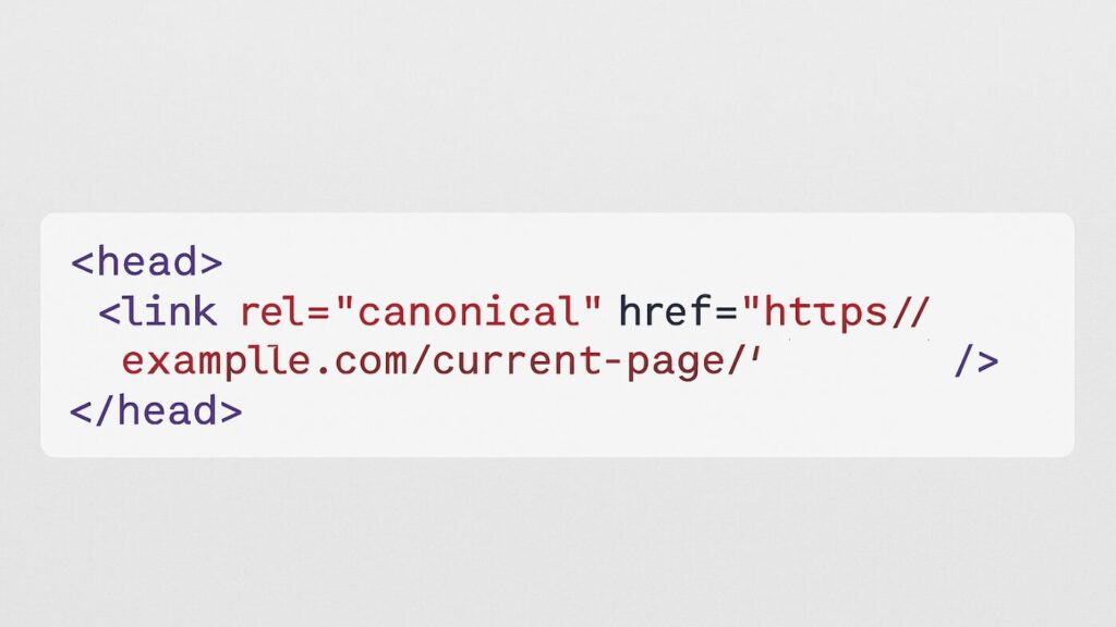 自己参照canonicalの構文の図