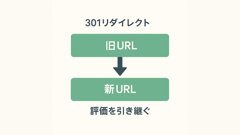 301リダイレクトの概念図