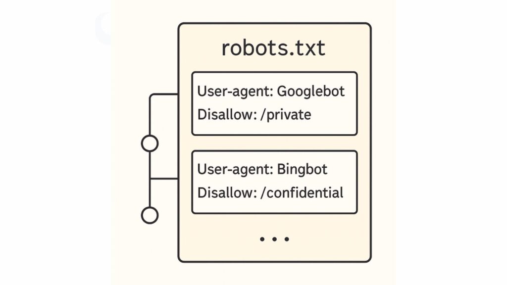 robots.txtの設定例イメージ