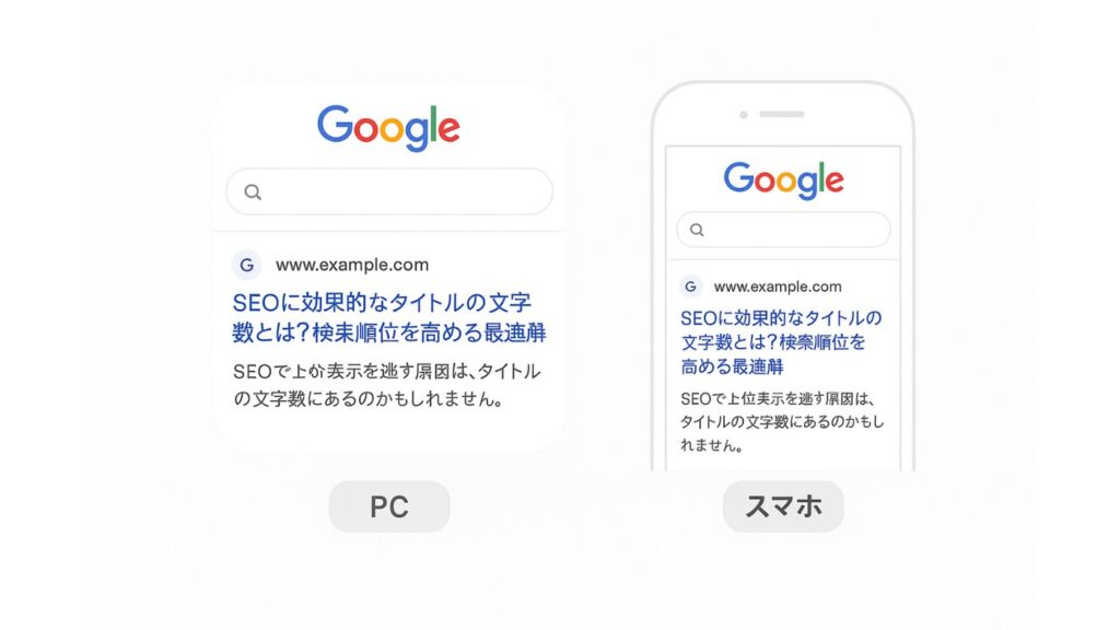 PCとスマホのブラウザの見え方の違い